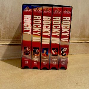 Vintage VHS Rocky I-V 20th anniversary gift set